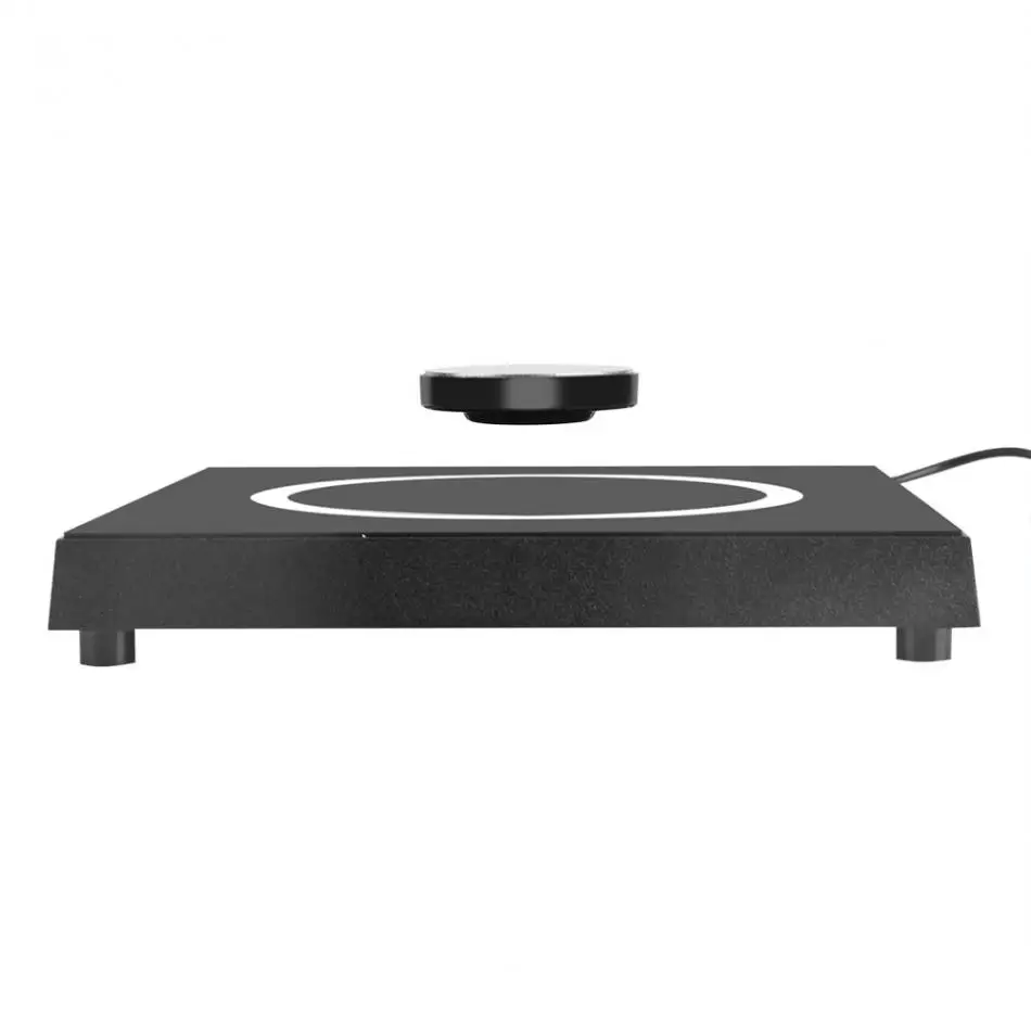 Magnetic Levitation Floating Shelf LED Platform 360 Rotating Decoration Display