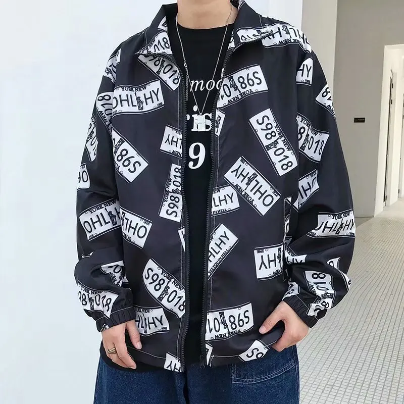Spring And Autumn New Style Coat Men's Thin Printed Sun Blocking Trench Coat Korean-style Trend Teenager Hong Kong Style Student
Spring And Autumn New Style Coat Men's Thin Printed Sun Blocking Trench Coat Korean-style Trend Teenager Hong Kong Style Student