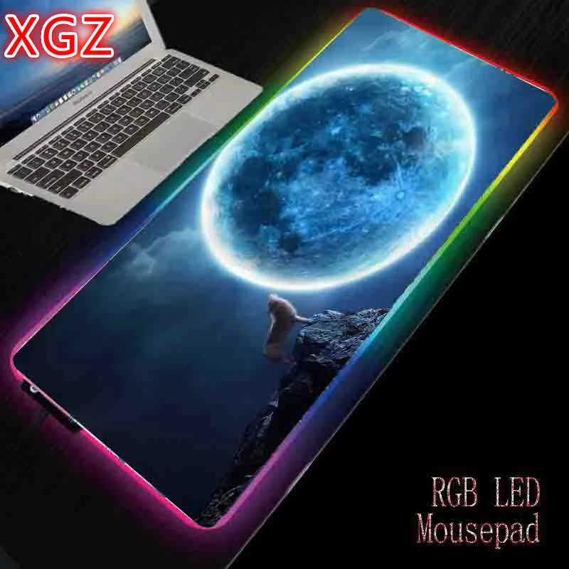 XGZ Mouse Pad Hungry Wolf Starry Sky RGB Animation Mouse Pad LED Luminous Color Lighting Wireless Charging Mouse Pad 90X40
XGZ Mouse Pad Hungry Wolf Starry Sky RGB Animation Mouse Pad LED Luminous Color Lighting Wireless Charging Mouse Pad 90X40