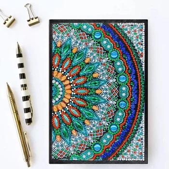 HeeBenor Store Diamond Notebook A5 64Pages DIY Special Shaped Diary Book Fashion Mandala Pattern Cross Stitch Embroidery NB51
HeeBenor Store Diamond Notebook A5 64Pages DIY Special Shaped Diary Book Fashion Mandala Pattern Cross Stitch Embroidery NB51