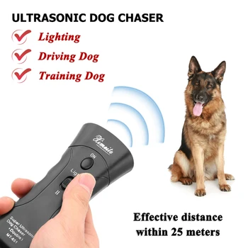 Ultrasonic Dog Chaser Stop Aggressive Animal Attacks Repeller LED Flashlight Pets Trainer Defense Supplies Dog Training Device
Ultrasonic Dog Chaser Stop Aggressive Animal Attacks Repeller LED Flashlight Pets Trainer Defense Supplies Dog Training Device