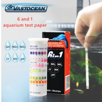 VASTOCEAN Crystal Shrimp Fish Tank Test Paper GH NO3 NO2 CL KH PH6 and 1 Water Quality Test Strip
VASTOCEAN Crystal Shrimp Fish Tank Test Paper GH NO3 NO2 CL KH PH6 and 1 Water Quality Test Strip