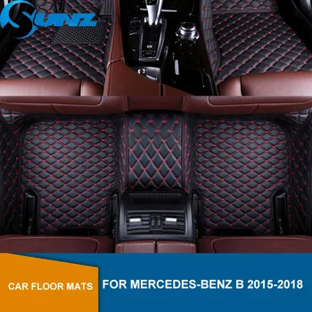 Leather Car floor mats For Mercedes-Benz B 2015 2016 2017 2018 Custom auto foot Pads automobile carpet cover SUNZ
Leather Car floor mats For Mercedes-Benz B 2015 2016 2017 2018 Custom auto foot Pads automobile carpet cover SUNZ