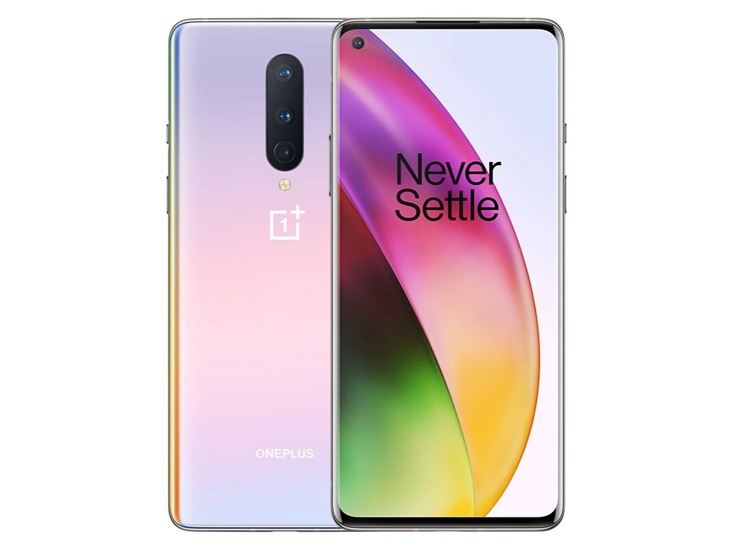 

New Global ROM OnePlus 8 5G Mobile Phone 6.55" 90Hz Fluid AMOLED 8GB RAM 128GB ROM Snapdragon 865 Octa Core NFC Telephone