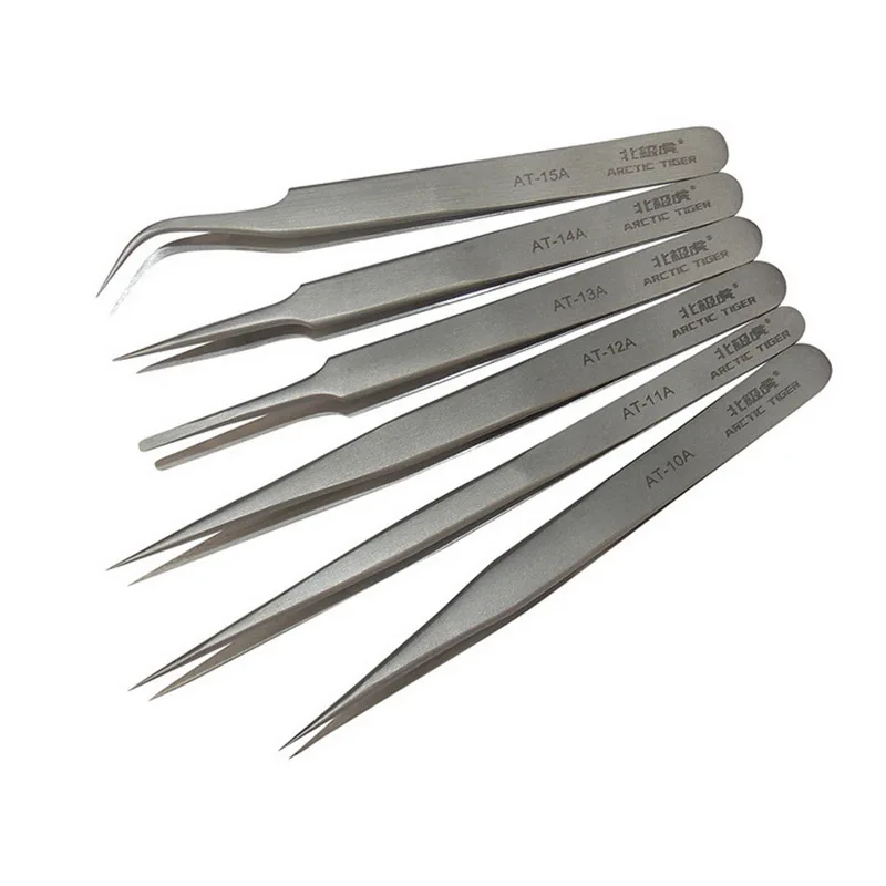 Stainless Steel Tweezers Curved -static Straight Tip Forceps Precision Soldering Stainless Tweezer Industrial Tweezers
Stainless Steel Tweezers Curved -static Straight Tip Forceps Precision Soldering Stainless Tweezer Industrial Tweezers