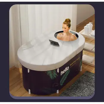 Folding Bathtub Bath Barrel Household Bath Sauna Adult SPA Bath Large Tub Bath Barrel Thickened Adult Bath Tub Full Body Hot Tub 
Folding Bathtub Bath Barrel Household Bath Sauna Adult SPA Bath Large Tub Bath Barrel Thickened Adult Bath Tub Full Body Hot Tub