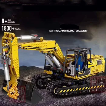 Lepining Technic Excavator Car Engineering Motor Machnical digger Model Kit Building Blocks Bricks Gifts Toys with Lepining
Lepining Technic Excavator Car Engineering Motor Machnical digger Model Kit Building Blocks Bricks Gifts Toys with Lepining