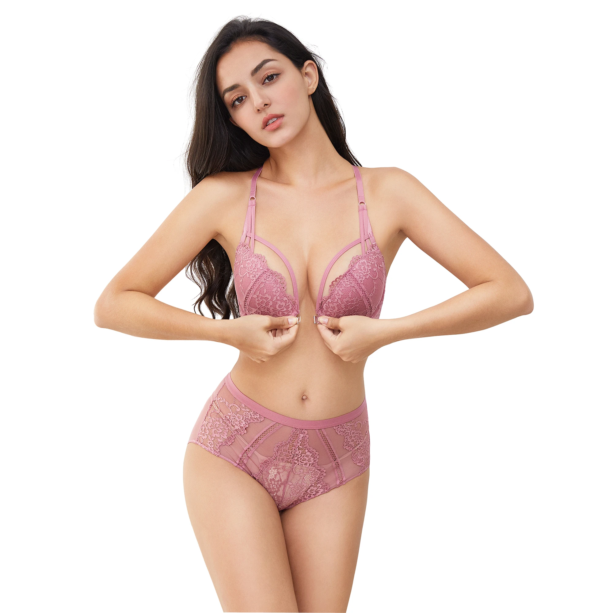 CYHWR new lace Front closure brassiere Comfortable Small Bra for Women Underwear Push Up Bra set
CYHWR new lace Front closure brassiere Comfortable Small Bra for Women Underwear Push Up Bra set