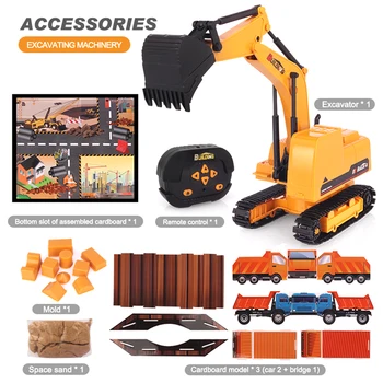 With Space Sand Kids Gift 2.4GHz Excavator Toy Wireless 1:24 Scale Engineering Remote Control Truck Battery Powered Electric
With Space Sand Kids Gift 2.4GHz Excavator Toy Wireless 1:24 Scale Engineering Remote Control Truck Battery Powered Electric