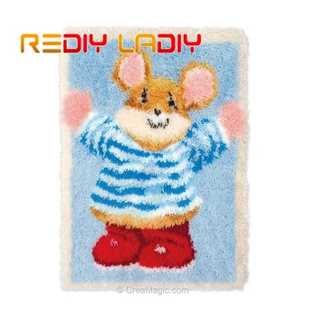Latch Hook Rug Kit Crocheting Carpet Rug Cartoon Rabbits Acrylic Yarn Pre-Printed Canvas Cushion Mat DIY Crochet Tapestry Crafts
Latch Hook Rug Kit Crocheting Carpet Rug Cartoon Rabbits Acrylic Yarn Pre-Printed Canvas Cushion Mat DIY Crochet Tapestry Crafts