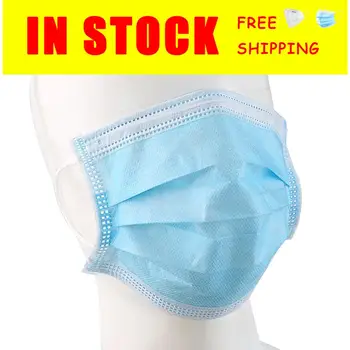 Mouth Masks 3 Layer Disposable Protective Face Masks Anti Dust Flu Bacteria Proof Safety Health Earloop Masks
Mouth Masks 3 Layer Disposable Protective Face Masks Anti Dust Flu Bacteria Proof Safety Health Earloop Masks