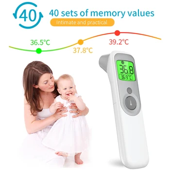 Handheld Digital Infrared Forehead Ear Thermometer Non-contact Temperature Measuring Tool with LCD Backlight for Adults Infants
Handheld Digital Infrared Forehead Ear Thermometer Non-contact Temperature Measuring Tool with LCD Backlight for Adults Infants