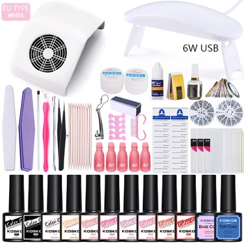 KOSKOE Nail Set Kits for Nail 10/12 Colors Gel Nail Kit with Nail Dust Suction Collector Nail Lamp Kit Nail Art Tool Set Kit
KOSKOE Nail Set Kits for Nail 10/12 Colors Gel Nail Kit with Nail Dust Suction Collector Nail Lamp Kit Nail Art Tool Set Kit