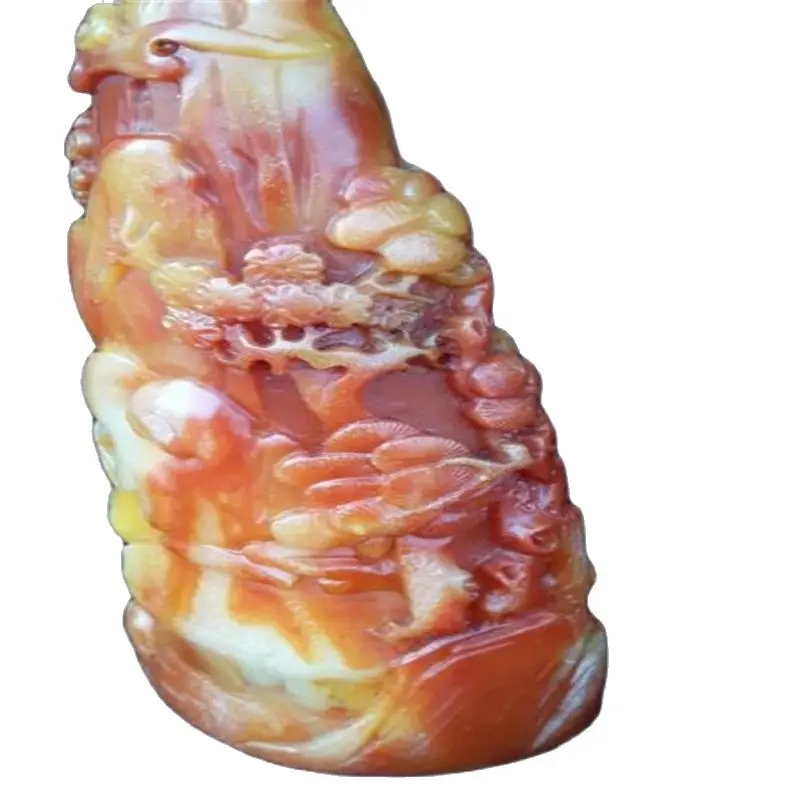 China Shoushan Stone Old Hand Carved Decoration Statue 
China Shoushan Stone Old Hand Carved Decoration Statue