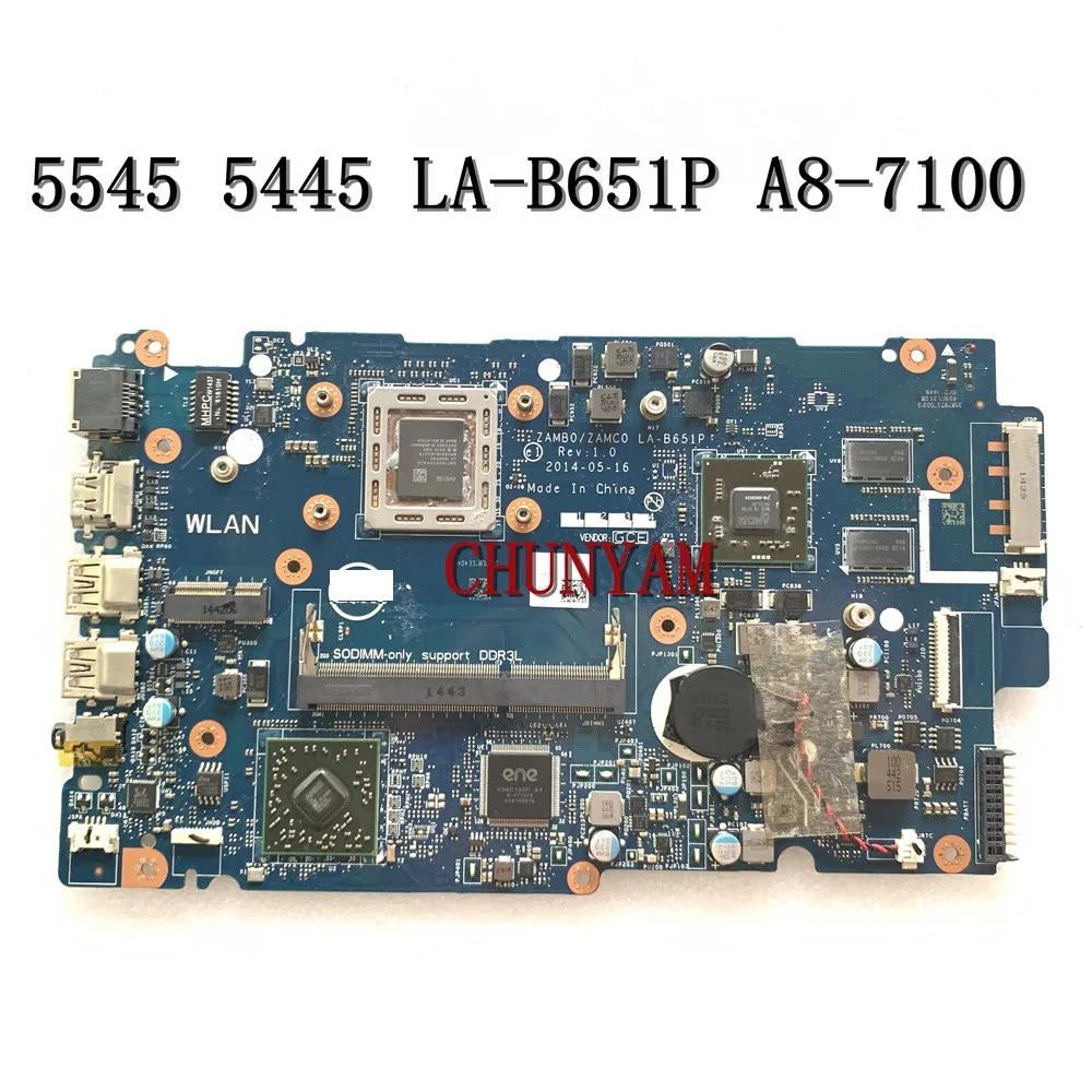Новая модель телефона для ноутбука DELL Inspiron 15-5000 5445 5545 материнская плата 8WC02 100%