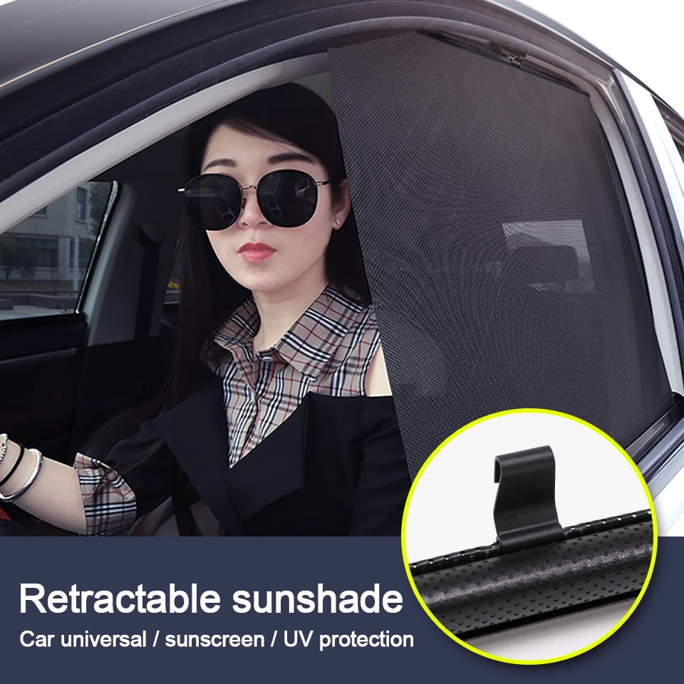 LOEN New 2019 Car Sunshade Retractable UV Protection Cover Sun Shield Black For Vehicle Windshield Side Windows for SUV Cars
LOEN New 2019 Car Sunshade Retractable UV Protection Cover Sun Shield Black For Vehicle Windshield Side Windows for SUV Cars