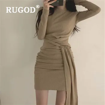 RUGOD Spring Retro Korean Mini Dress Solid Full Sleeves Top For Women Casual Ladies Dresses Woman Party Night Simplee Apparel
RUGOD Spring Retro Korean Mini Dress Solid Full Sleeves Top For Women Casual Ladies Dresses Woman Party Night Simplee Apparel