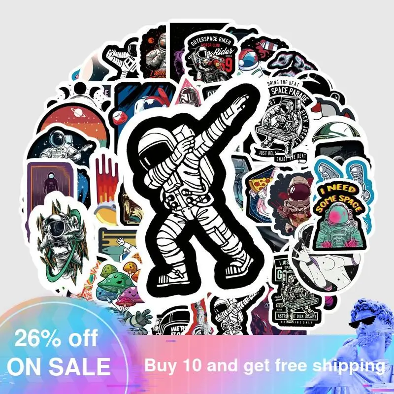 54PCS Cool Outer Space Stickers Toys for Children Alien UFO Astronaut Rocket Ship Planet Sticker To Skateboard Luggage Laptop
54PCS Cool Outer Space Stickers Toys for Children Alien UFO Astronaut Rocket Ship Planet Sticker To Skateboard Luggage Laptop