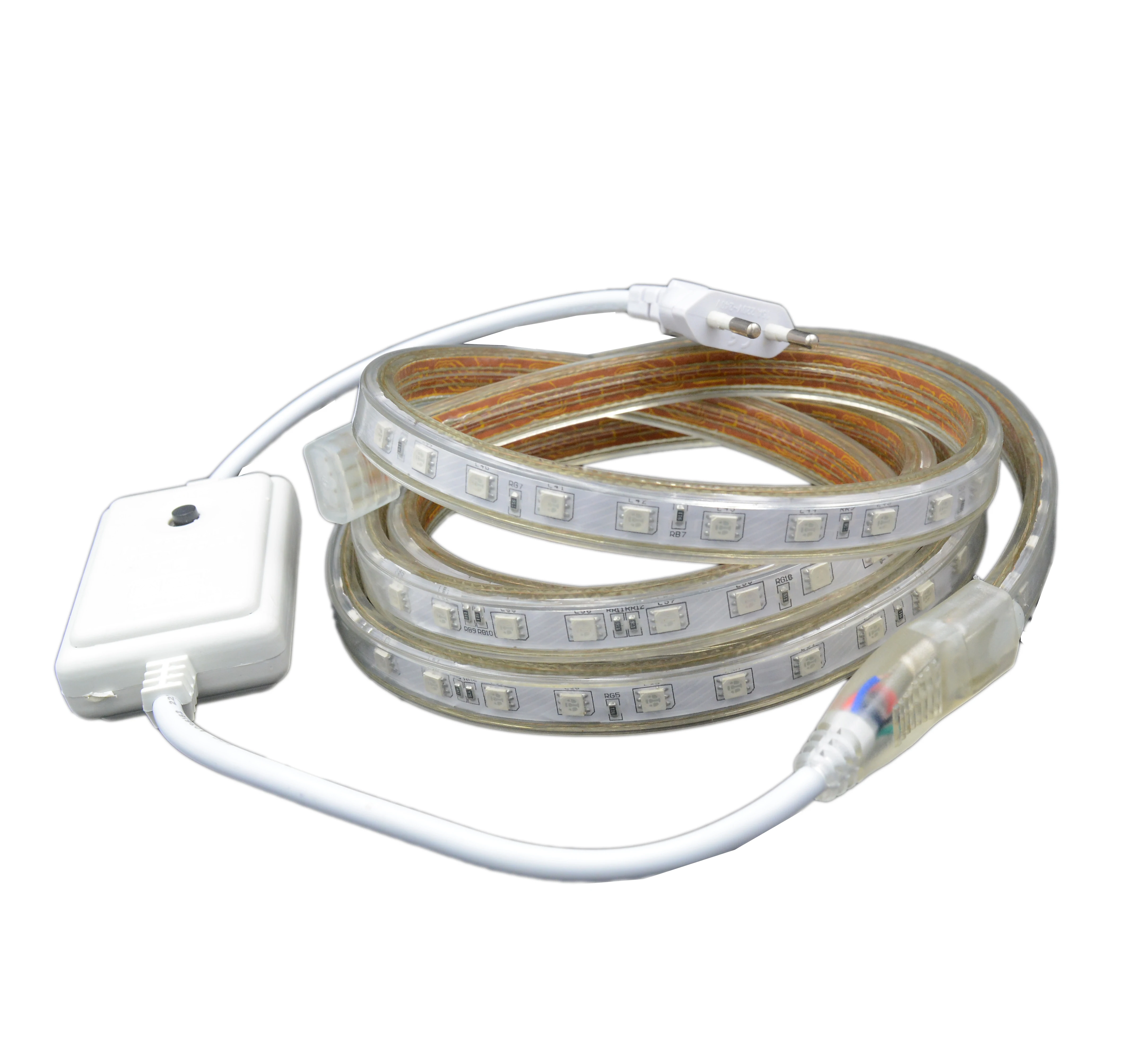 220V RGB LED Strip 5050 5m 10m 15m 20m Waterproof Rope light for outdoor +Control power plug
220V RGB LED Strip 5050 5m 10m 15m 20m Waterproof Rope light for outdoor +Control power plug