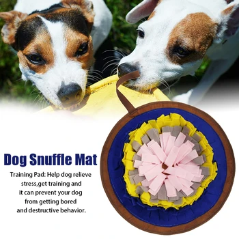 Home Fun Foraging Skill Interactive Training Pad Play Round Dog Snuffle Mat Snack Feeding Washable Relieve Stress Slow Feeder
Home Fun Foraging Skill Interactive Training Pad Play Round Dog Snuffle Mat Snack Feeding Washable Relieve Stress Slow Feeder