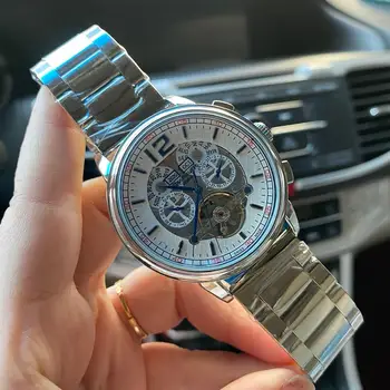 Patek- Philippe- New Automatic Mechanical Men Watch Silver Blue Stainless Steel Transparent Sapphire Glass AAA Glide Watches 933
Patek- Philippe- New Automatic Mechanical Men Watch Silver Blue Stainless Steel Transparent Sapphire Glass AAA Glide Watches 933