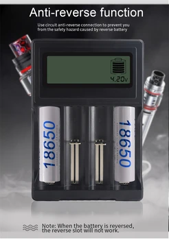 for 18650 26650 16340 4 Slots Lithium Battery Charger Power Adapter Lcd Display Usb Smart battery Charger 3.7V Rechargeable
for 18650 26650 16340 4 Slots Lithium Battery Charger Power Adapter Lcd Display Usb Smart battery Charger 3.7V Rechargeable