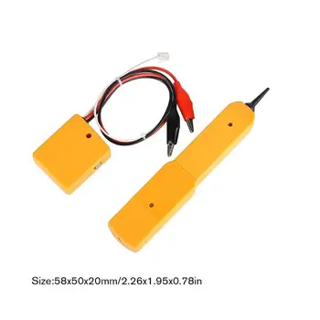 RJ11 Network Telephone Wire Cable Tester Toner Tracker Diagnose Tone Line Finder Tracer Detector Networking Tools
RJ11 Network Telephone Wire Cable Tester Toner Tracker Diagnose Tone Line Finder Tracer Detector Networking Tools