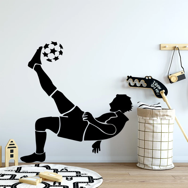 Description Picture 4 of itemFC Wall Sticker Football Soccer Decals for Kids Room Decoration Vinyl Stickers Poster boys bedroom decor Wallpaper Mural