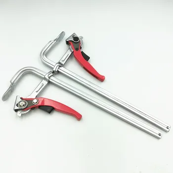 HS Tools Heavy Duty Steel Ratcheting F Clamp Bar Quick Release For MFT Guide Rail System Woodworking Weilding Clamp
HS Tools Heavy Duty Steel Ratcheting F Clamp Bar Quick Release For MFT Guide Rail System Woodworking Weilding Clamp