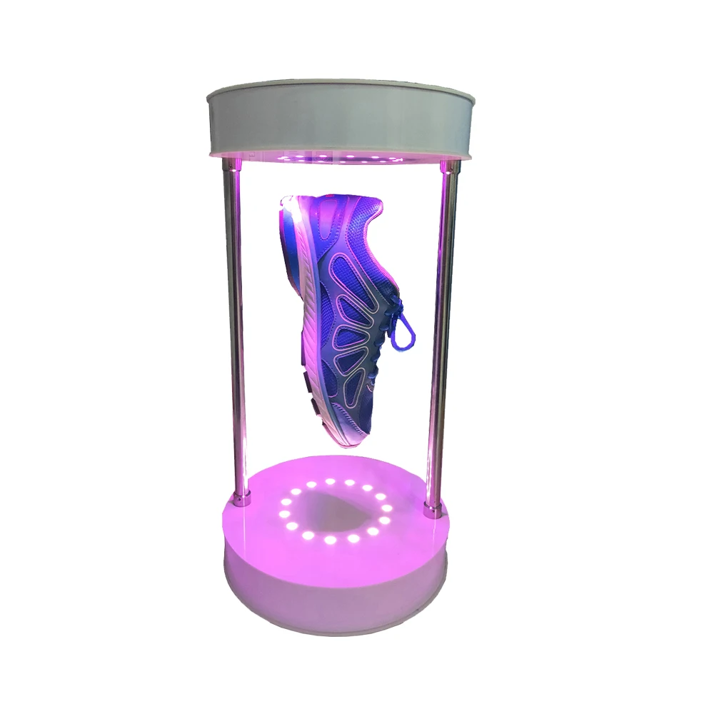 Magnetic Levitation Floating Shoe Shelf Sneakers Display Stand Rotatable Holds 500g Weight Levitation Gap 20mm 
Magnetic Levitation Floating Shoe Shelf Sneakers Display Stand Rotatable Holds 500g Weight Levitation Gap 20mm