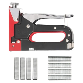 3-Way Manual Heavy Duty Hand Nail Tool Furniture Stapler for Framing with 600Pc Staples By Free Woodworking Tacker Tools
3-Way Manual Heavy Duty Hand Nail Tool Furniture Stapler for Framing with 600Pc Staples By Free Woodworking Tacker Tools