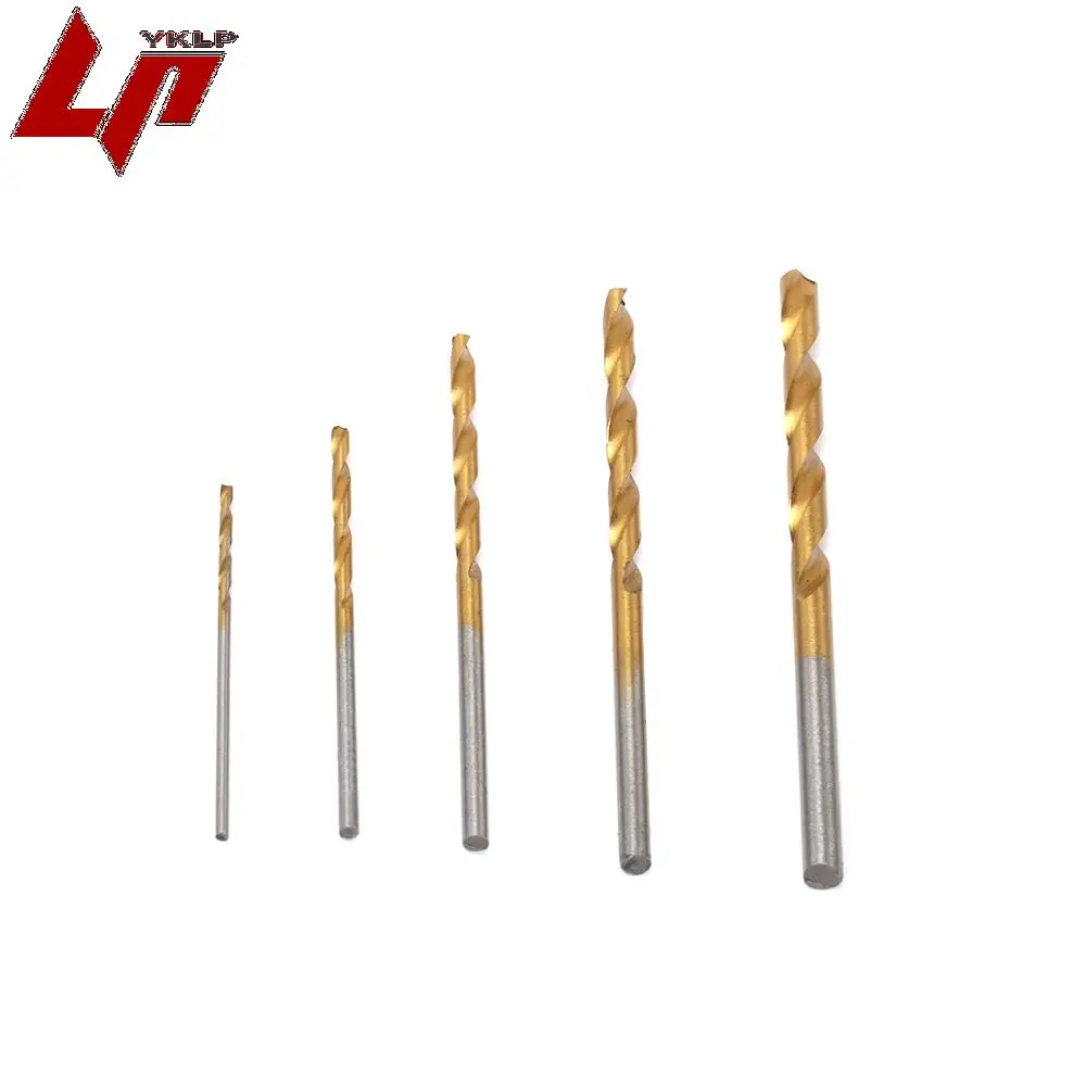 50Pcs Mini set include 5 sizes 1.0mm/1.5mm/2.0mm/2.5mm/3.0mm Woodworking twist drill High Speed Steel Titanium Coated Drill Bit
50Pcs Mini set include 5 sizes 1.0mm/1.5mm/2.0mm/2.5mm/3.0mm Woodworking twist drill High Speed Steel Titanium Coated Drill Bit