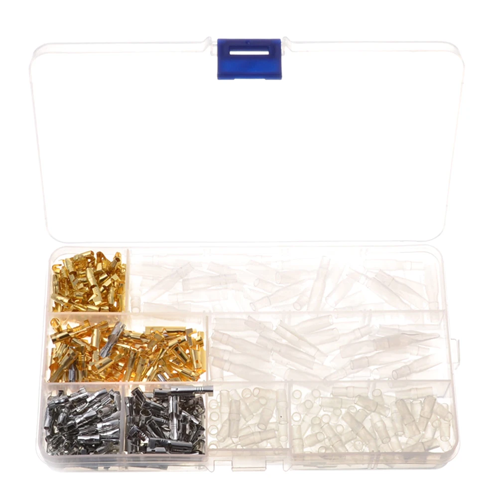 400Pcs/Box 3.9mm Male & Female Motorcycle Car Bullet Connector Terminals with Insulating Sleeve Assortment Kit
400Pcs/Box 3.9mm Male & Female Motorcycle Car Bullet Connector Terminals with Insulating Sleeve Assortment Kit