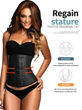 Latex waist trainer reductoras modela body shapewear reductive strip slimming latex corset modeling strap tummy belts suit faja
Latex waist trainer reductoras modela body shapewear reductive strip slimming latex corset modeling strap tummy belts suit faja