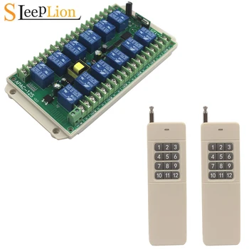 12CH 85V-250V Receiver Relay ON OFF Module 300M Wireless Control 110V 220V 12 Channel Switch Remote Control Switch
12CH 85V-250V Receiver Relay ON OFF Module 300M Wireless Control 110V 220V 12 Channel Switch Remote Control Switch
