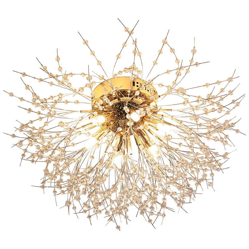 Creative Dandelion Light Fixture Indoor Modern Dinning Room Crystal Ceiling Lamp Nordic Bedroom/Living Room LED Ceiling Light
Creative Dandelion Light Fixture Indoor Modern Dinning Room Crystal Ceiling Lamp Nordic Bedroom/Living Room LED Ceiling Light