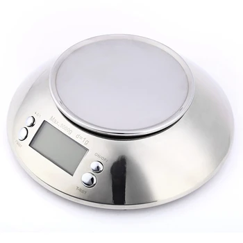 Stainless Steel Kitchen Scale 5kg/1g Electronic Scale Kitchen Food Balance Cuisine Precision Digital Scale With Bowl Cook Tool
Stainless Steel Kitchen Scale 5kg/1g Electronic Scale Kitchen Food Balance Cuisine Precision Digital Scale With Bowl Cook Tool