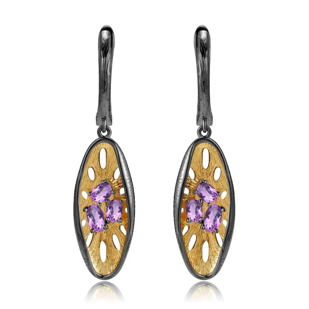 GEM'S BALLET 1.19Ct Natural Amethyst Earrings for Women Real 925 Sterling Silver Original Lemon Drop Earrings Fine Jewelry
GEM'S BALLET 1.19Ct Natural Amethyst Earrings for Women Real 925 Sterling Silver Original Lemon Drop Earrings Fine Jewelry