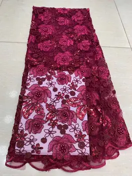 African Beaded Lace Fabric 2020 High Quality Lace Gold French Lace Fabric Nigerian Tulle Mesh Lace Fabrics for Wedding Party
African Beaded Lace Fabric 2020 High Quality Lace Gold French Lace Fabric Nigerian Tulle Mesh Lace Fabrics for Wedding Party
