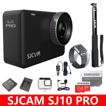 Original SJCAM SJ10 Pro Action Camera Supersmooth 4K 60FPS WiFi Ambarella H22 Chip Sports Video Camera 10m Body Waterproof DV
Original SJCAM SJ10 Pro Action Camera Supersmooth 4K 60FPS WiFi Ambarella H22 Chip Sports Video Camera 10m Body Waterproof DV