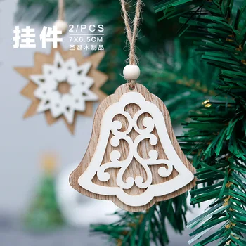 Christmas Ornaments Northern European-Style -Style Wooden Craftwork Hollow out Pendant Christmas Tree Garland Ornaments 
Christmas Ornaments Northern European-Style -Style Wooden Craftwork Hollow out Pendant Christmas Tree Garland Ornaments