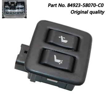 OEM 84923-58070-C0 NO.1 RH Rear Power Seat Switch for Toyota Alphard Vellfire HV 2015 
OEM 84923-58070-C0 NO.1 RH Rear Power Seat Switch for Toyota Alphard Vellfire HV 2015