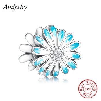 Fit Charms Bracelet Silver 925 Original Charms Blue Daisy Flower Charm Beads for Making DIY Jewelry Berloque
Fit Charms Bracelet Silver 925 Original Charms Blue Daisy Flower Charm Beads for Making DIY Jewelry Berloque