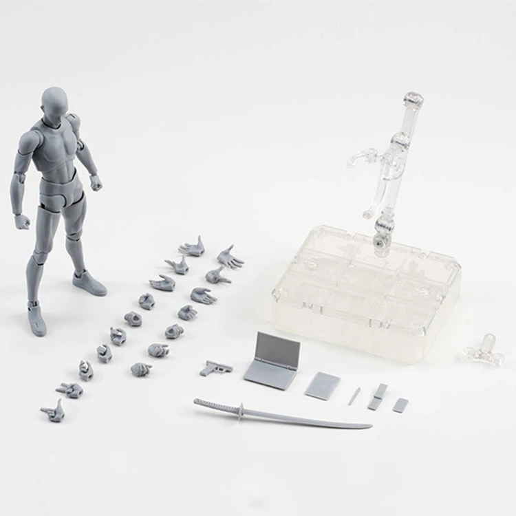 1 Set Drawing Figures For Artists Action Figure Model Human Mannequin Man and Woman Set Action Figure Toys Draw figures figurine