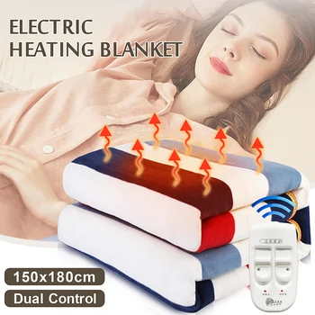 150x180cm 220V Winter Electric Blanket Heater Body Warmer Thermostat Electric Heating Blanket Heated Mat For Home Bedroom Sleep
150x180cm 220V Winter Electric Blanket Heater Body Warmer Thermostat Electric Heating Blanket Heated Mat For Home Bedroom Sleep