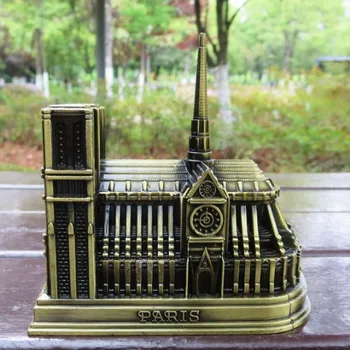 Vintage 3D DIY Zinc Alloy Home Cafe Ornament Notre Dame de Paris Simulation Model Tourist Souvenirs of Paris Building Decoration
Vintage 3D DIY Zinc Alloy Home Cafe Ornament Notre Dame de Paris Simulation Model Tourist Souvenirs of Paris Building Decoration