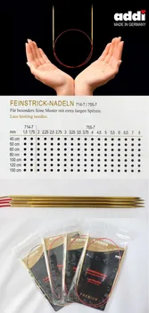 Addi 775-7 80cm Fixed Circular Lace Knitting Needles with Extra Sharp Gold Tips 1.5mm 1.75mm 2.0mm 2.25mm 3.0mm 4MM 5MM 7MM 8MM
Addi 775-7 80cm Fixed Circular Lace Knitting Needles with Extra Sharp Gold Tips 1.5mm 1.75mm 2.0mm 2.25mm 3.0mm 4MM 5MM 7MM 8MM