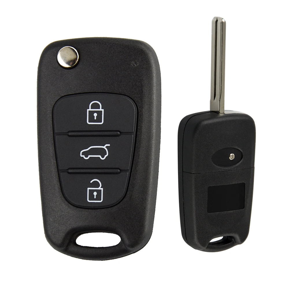 3 кнопки дистанционного флипа ключа брелка для складного автомобильного