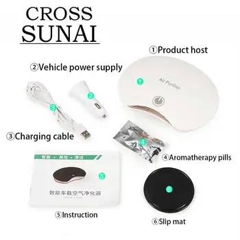 Smart Air indicator Negative Ion Car Air Purifier For Office Home with HEPA Filter Fresh Anion car ionizer Air Purifier Cleaner
Smart Air indicator Negative Ion Car Air Purifier For Office Home with HEPA Filter Fresh Anion car ionizer Air Purifier Cleaner