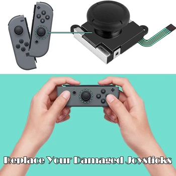 3D Analog Joystick ThumbSticks Replacement for Nintendo Switch Joy-Con Controller 8 Pack
3D Analog Joystick ThumbSticks Replacement for Nintendo Switch Joy-Con Controller 8 Pack